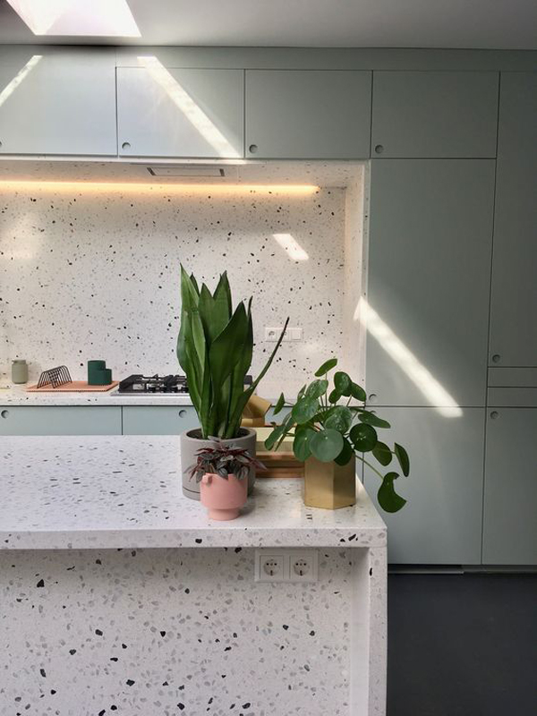 modern-terrazzo-kitchen-decor-with-planters