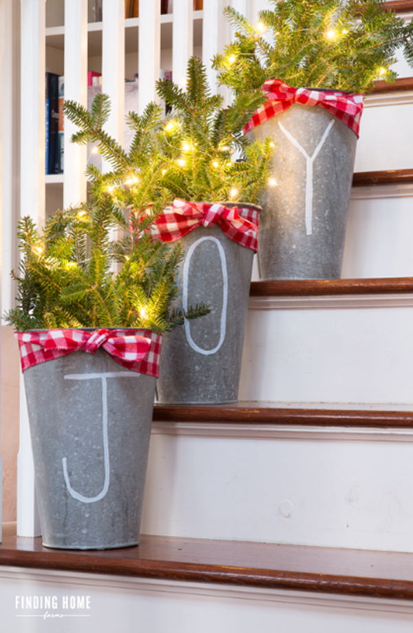 christmas-stairs-design-with-bucket-tree