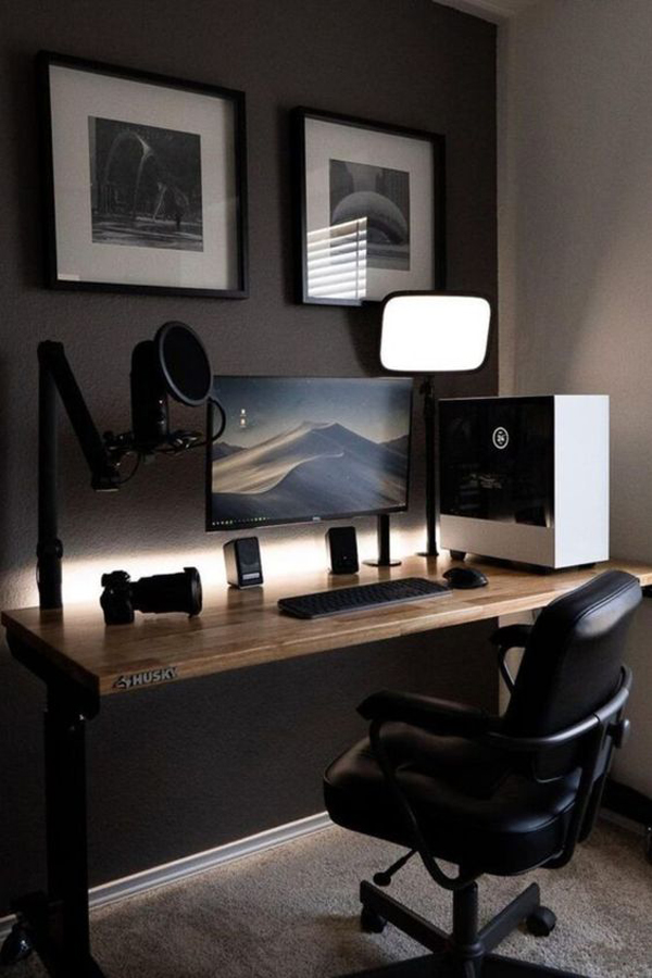 minimalist-gaming-desk-setup