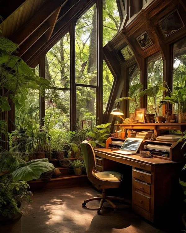 botanical-style-home-office-design