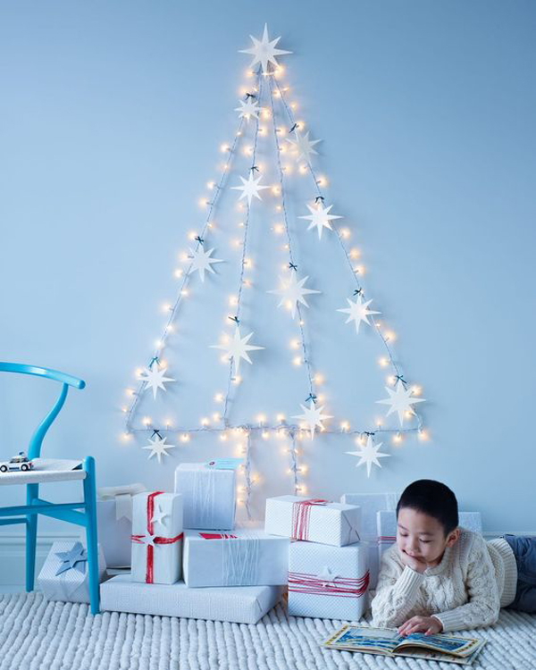 cute-diy-wall-christmas-tree-lights-for-kids-room