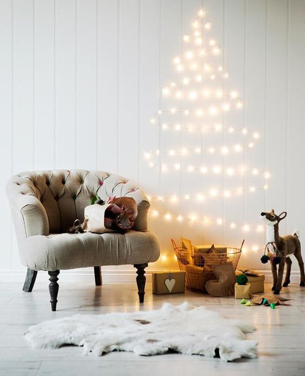 wall-mounted-diy-string-light-christmas-tree