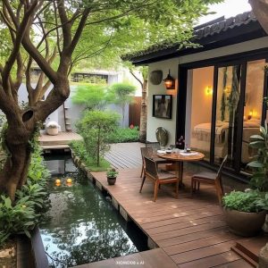 20 Cozy Small River Ideas For Backyard Retreat | Housetodecor.com