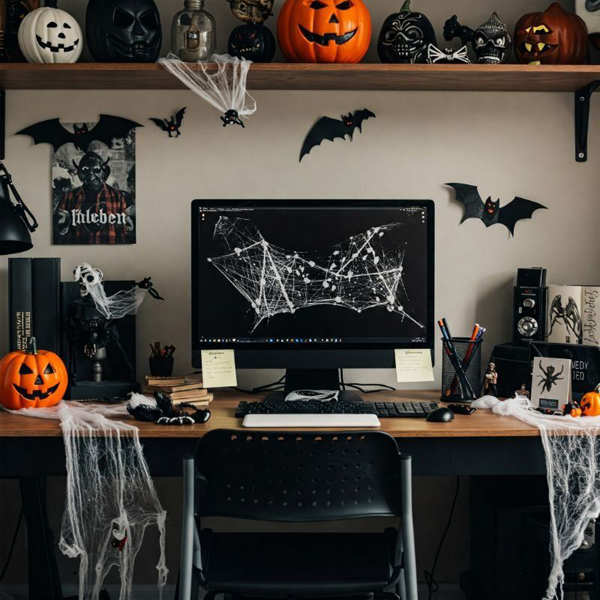 cool halloween home office design cool halloween home office design