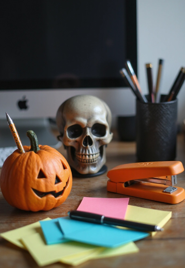 cute halloween work desk cute halloween work desk