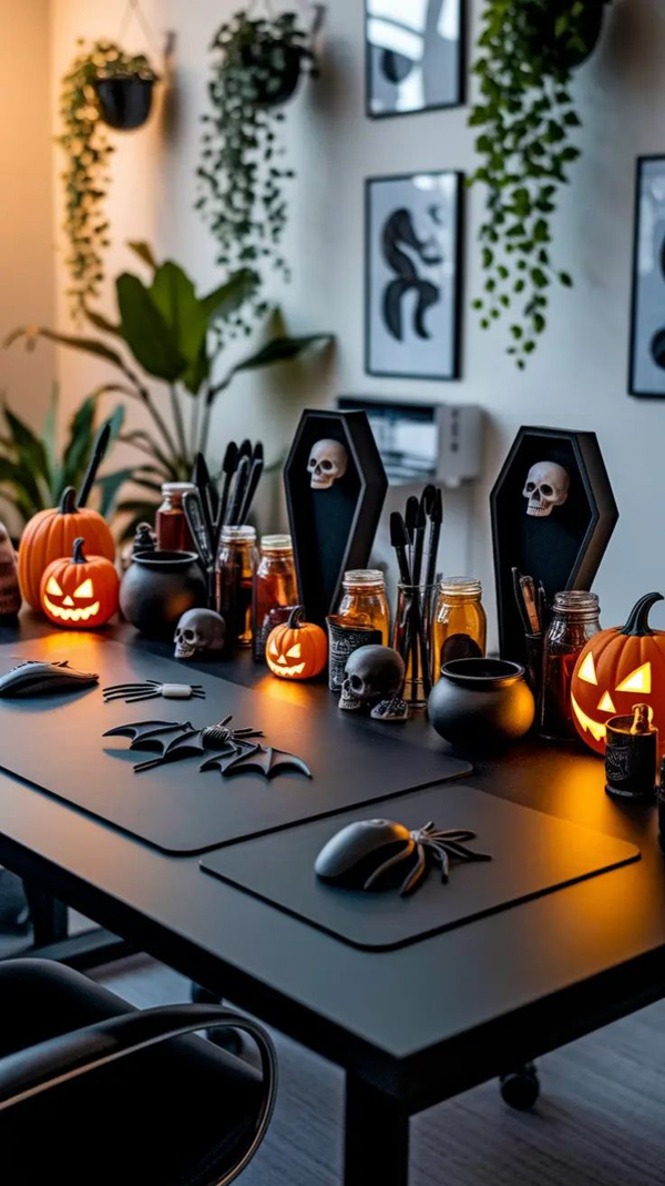 scary diy halloween workspace design scary diy halloween workspace design