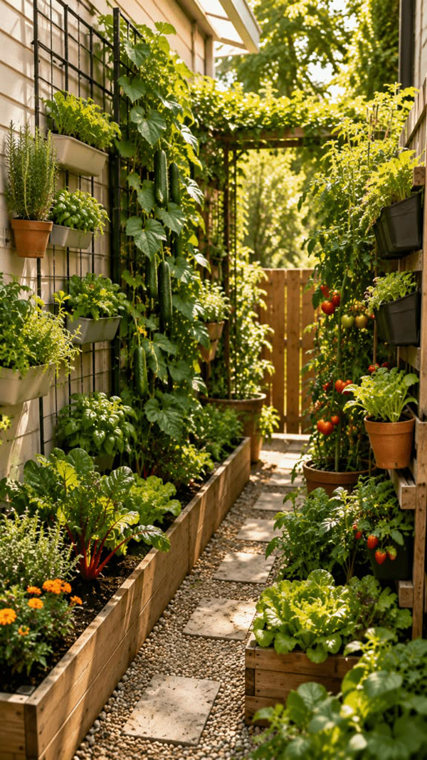 space saving vegetable garden space saving vegetable garden